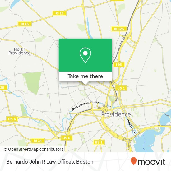 Mapa de Bernardo John R Law Offices