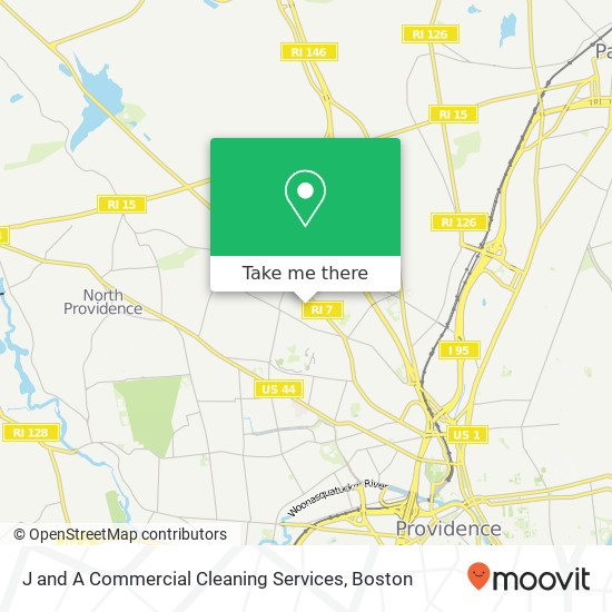 J and A Commercial Cleaning Services map