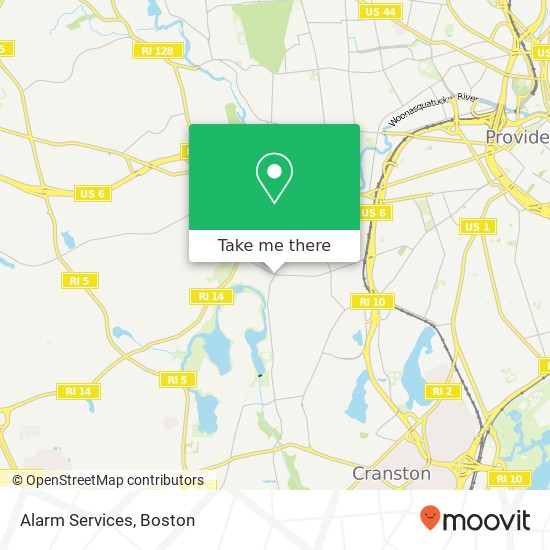 Alarm Services map