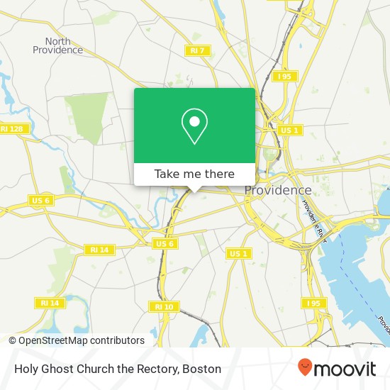 Mapa de Holy Ghost Church the Rectory