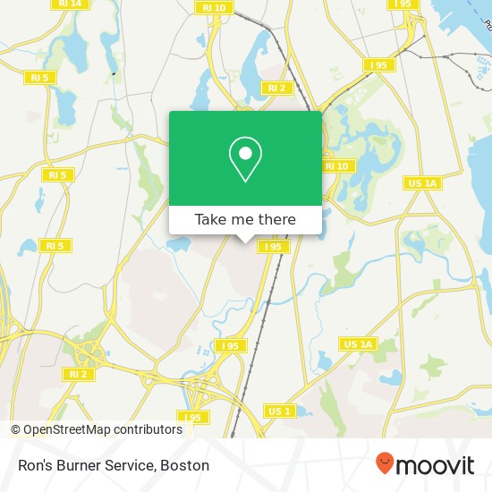 Ron's Burner Service map