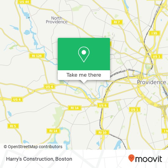 Mapa de Harry's Construction