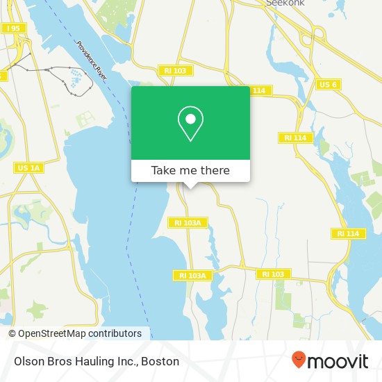 Mapa de Olson Bros Hauling Inc.