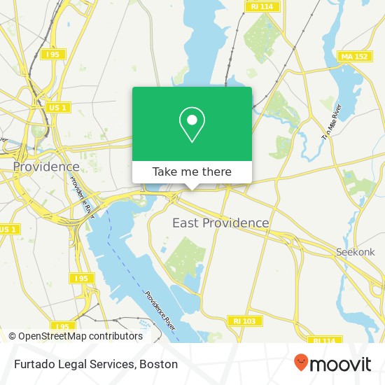 Mapa de Furtado Legal Services
