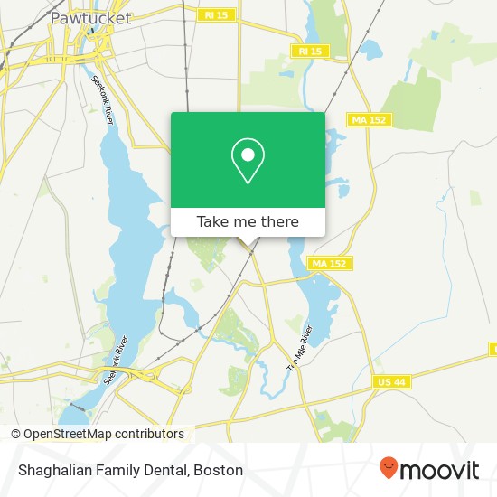 Shaghalian Family Dental map