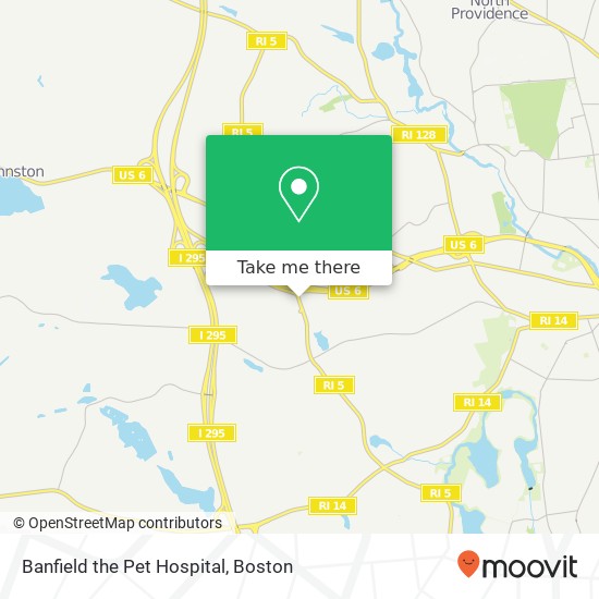 Mapa de Banfield the Pet Hospital