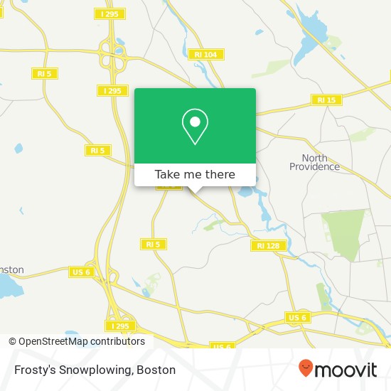 Frosty's Snowplowing map