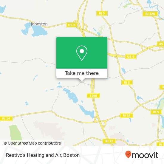 Restivo's Heating and Air map