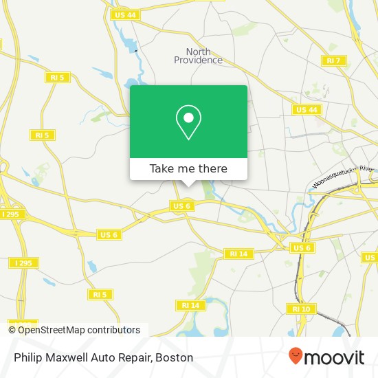 Mapa de Philip Maxwell Auto Repair