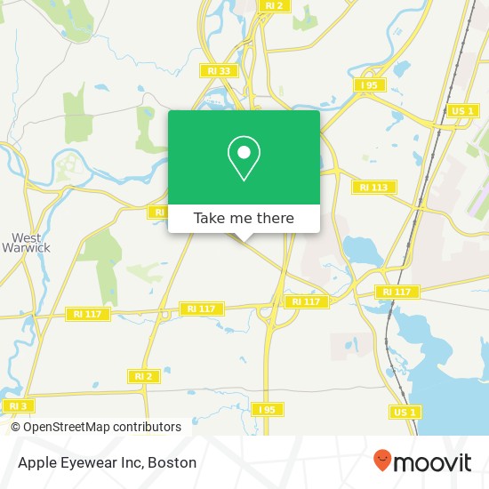 Mapa de Apple Eyewear Inc