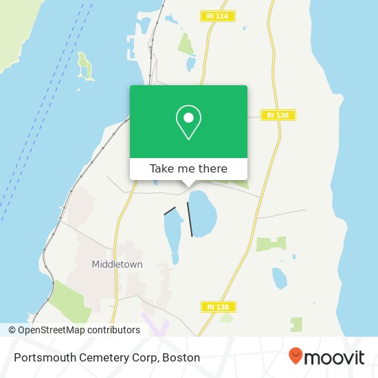 Portsmouth Cemetery Corp map