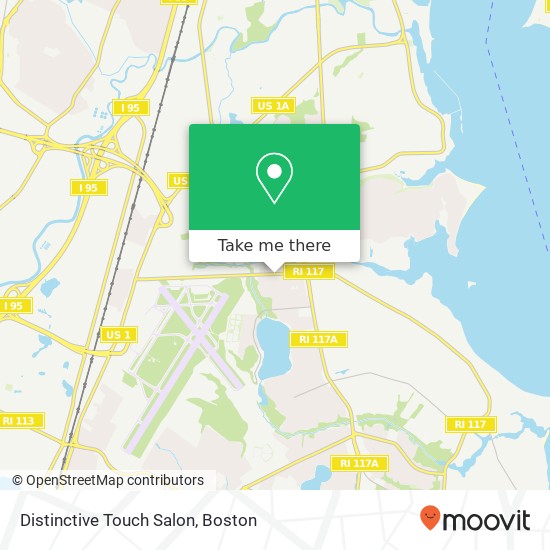 Mapa de Distinctive Touch Salon