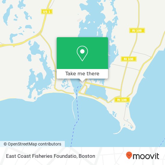 East Coast Fisheries Foundatio map