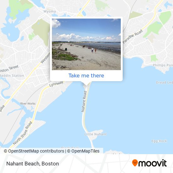 Nahant Beach map