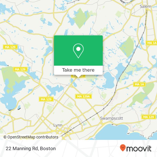 22 Manning Rd map