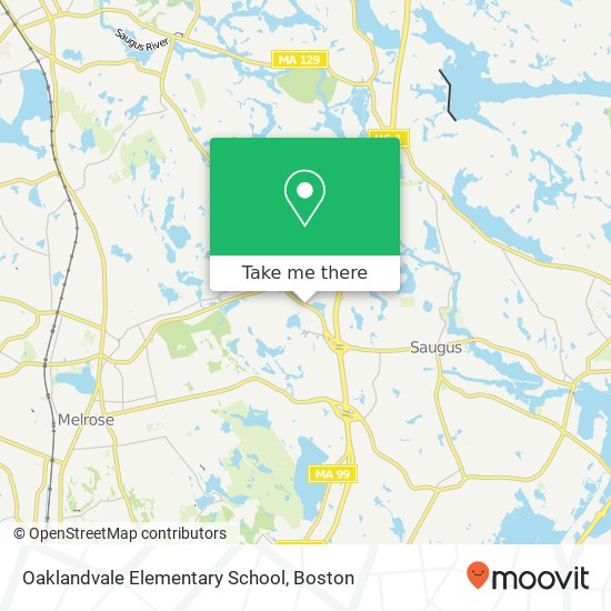 Mapa de Oaklandvale Elementary School