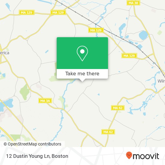 Mapa de 12 Dustin Young Ln