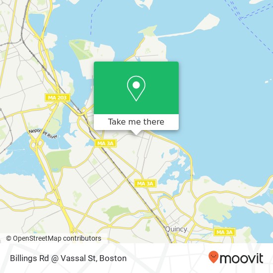 Billings Rd @ Vassal St map