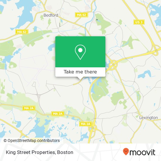 Mapa de King Street Properties