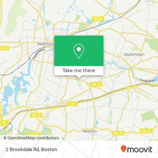 2 Brookdale Rd map