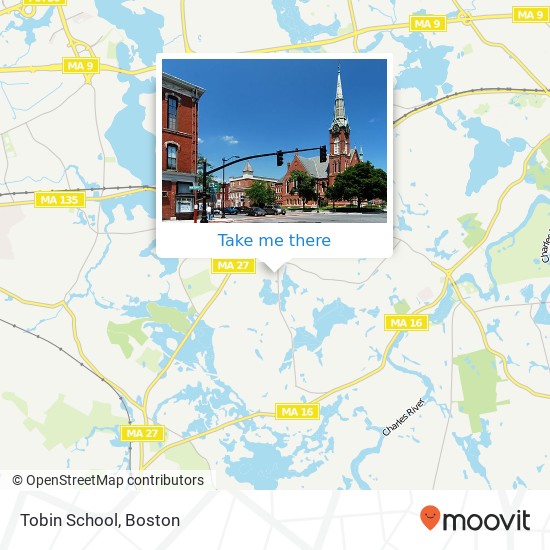 Tobin School map