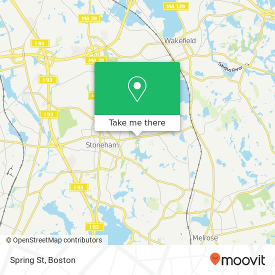 Mapa de Spring St