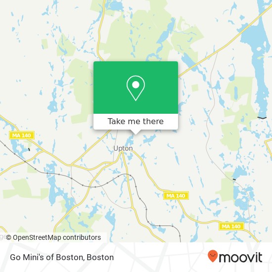 Mapa de Go Mini's of Boston