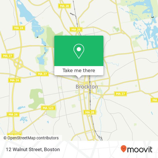 Mapa de 12 Walnut Street
