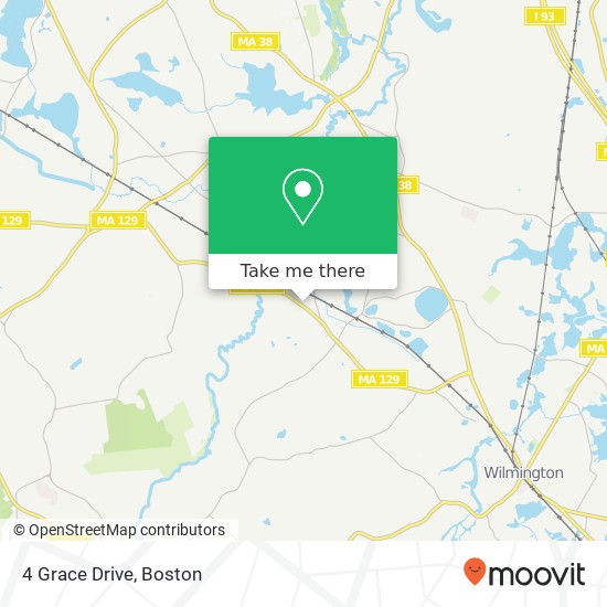 Mapa de 4 Grace Drive
