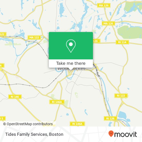 Mapa de Tides Family Services