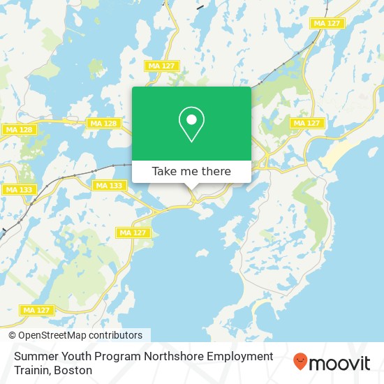 Mapa de Summer Youth Program Northshore Employment Trainin