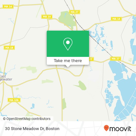 Mapa de 30 Stone Meadow Dr