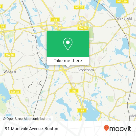 Mapa de 91 Montvale Avenue