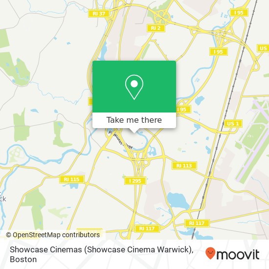 Showcase Cinemas (Showcase Cinema Warwick) map