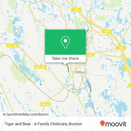 Mapa de Tiger and Bear - A Family Childcare