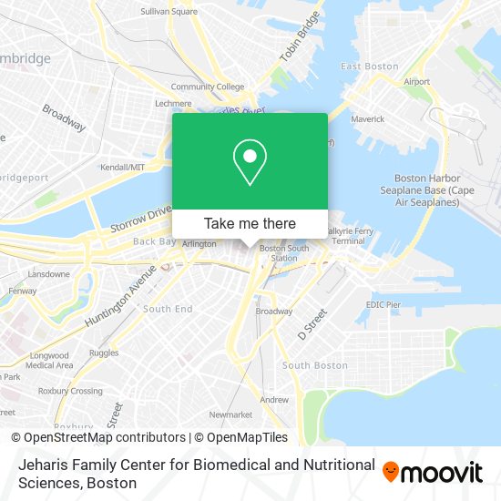Jeharis Family Center for Biomedical and Nutritional Sciences map