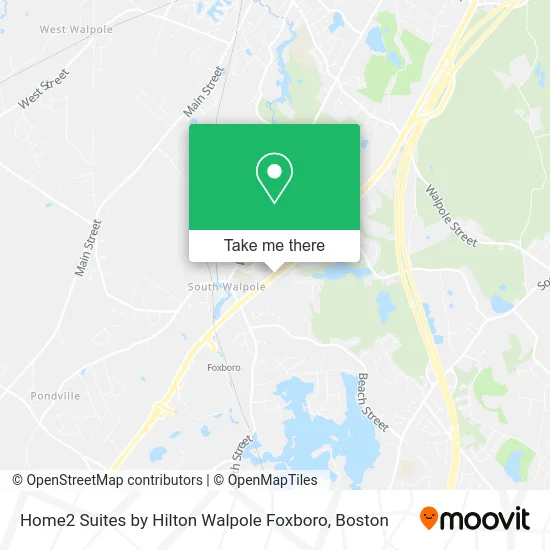 Home2 Suites by Hilton Walpole Foxboro map