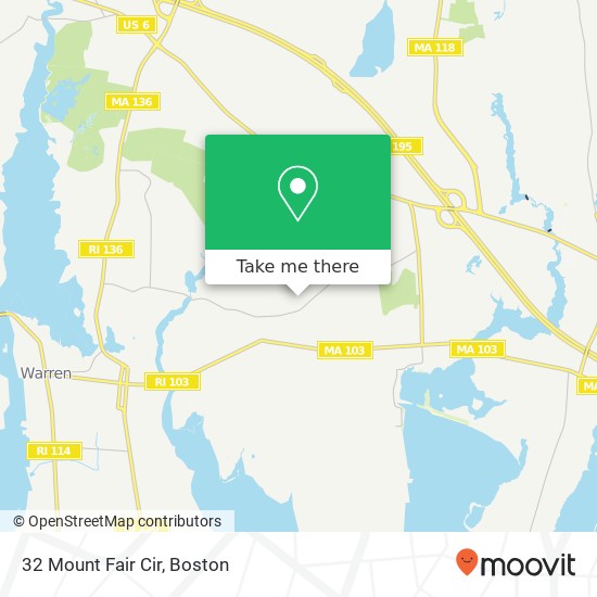 Mapa de 32 Mount Fair Cir