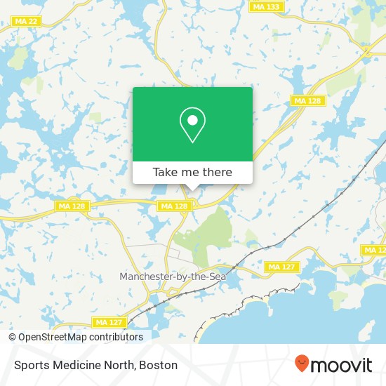 Mapa de Sports Medicine North