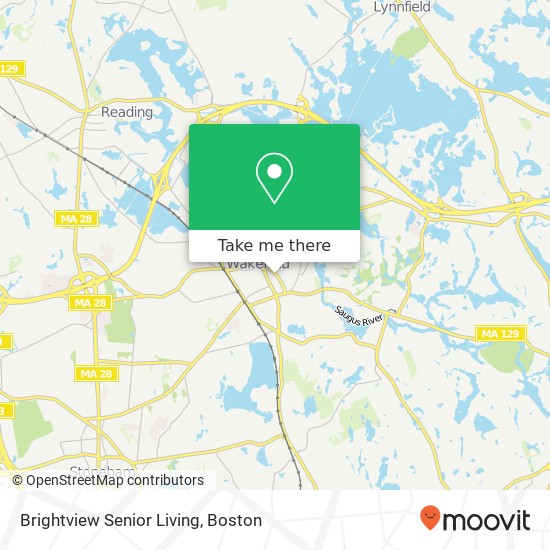 Brightview Senior Living map