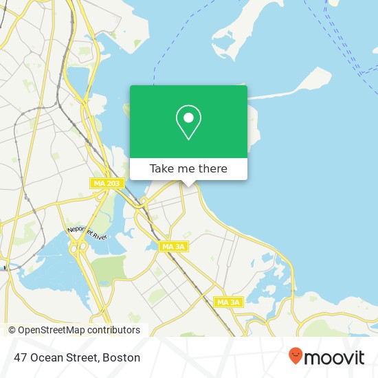 Mapa de 47 Ocean Street
