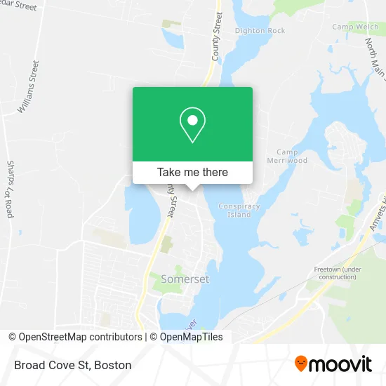 Broad Cove St map