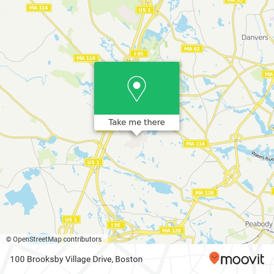100 Brooksby Village Drive map