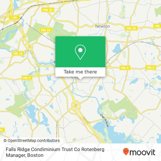 Falls Ridge Condiminium Trust Co Rotenberg Manager map