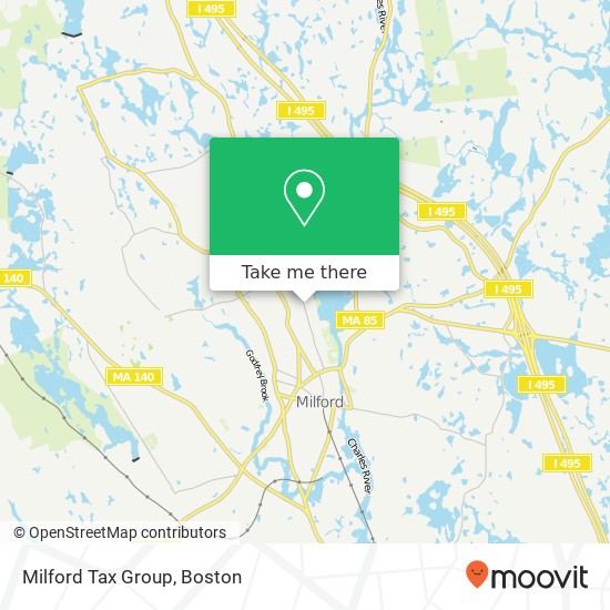 Milford Tax Group map