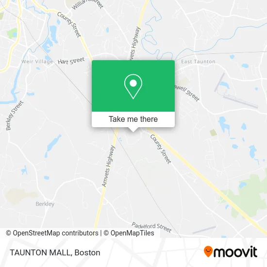 TAUNTON MALL map