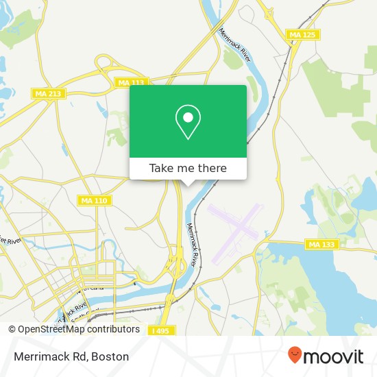 Merrimack Rd map