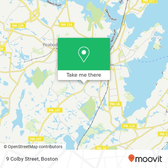 9 Colby Street map