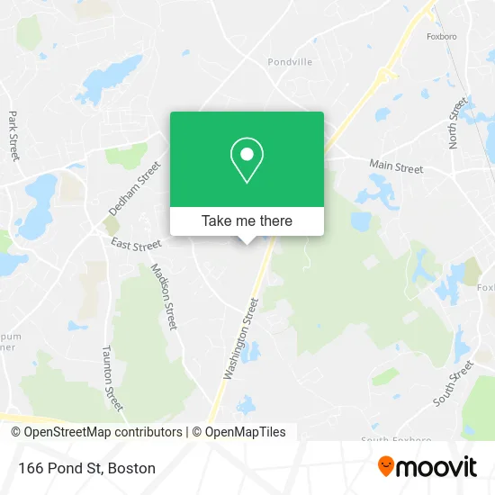 166 Pond St map