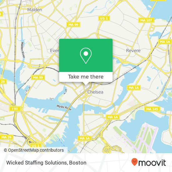 Mapa de Wicked Staffing Solutions